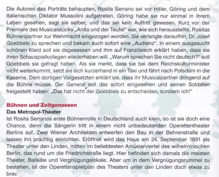 ROSITA SERRANO, die chilenische Nachtigall