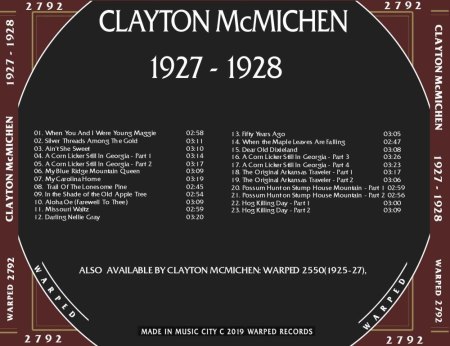 CLAYTON McMICHEN