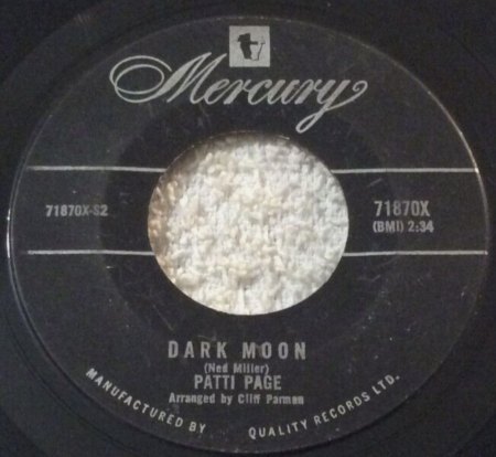 DARK MOON - Gale Storm-Titel auf deutsch