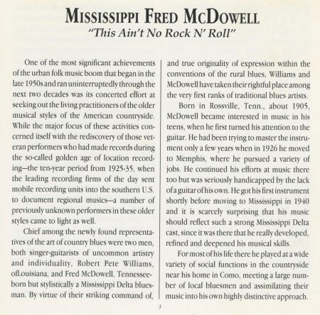 FRED McDOWELL