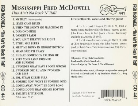 FRED McDOWELL