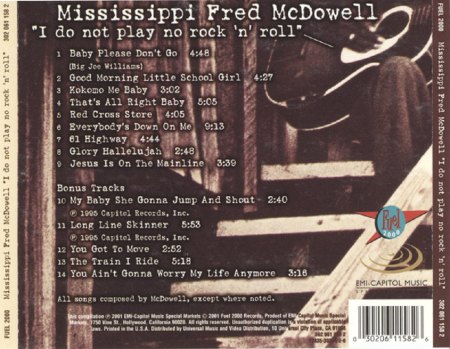 FRED McDOWELL