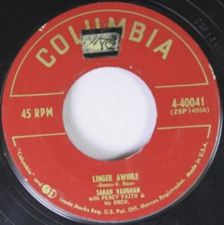 SARAH VAUGHAN