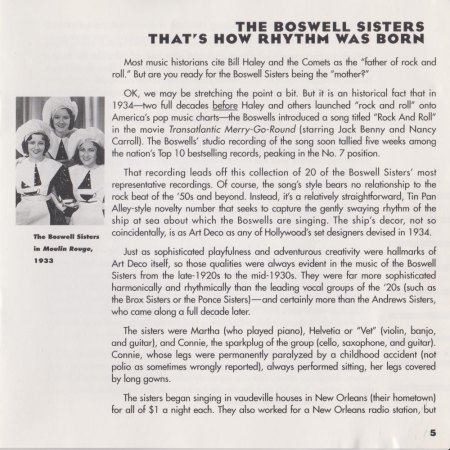 BOSWELL SISTERS