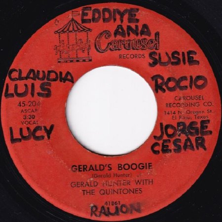 GERALD HUNTER and the Quintones
