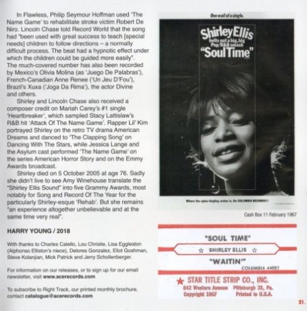 SHIRLEY ELLIS