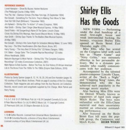 SHIRLEY ELLIS