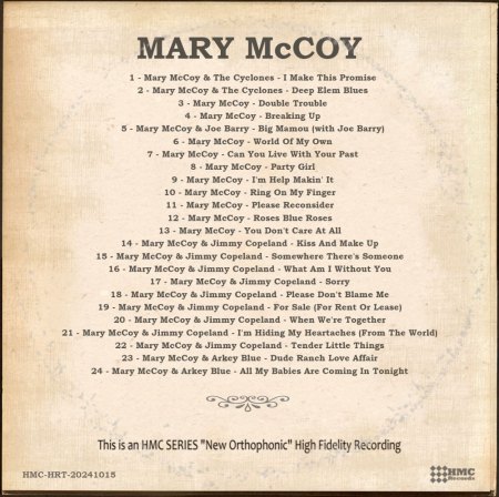 MARY McCOY