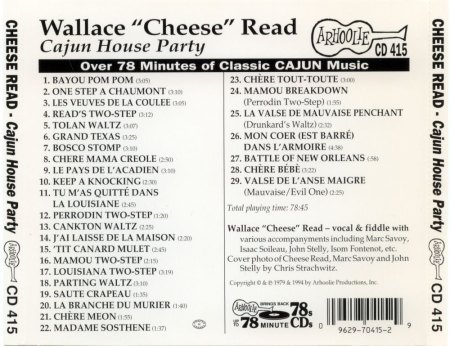 WALLACE CHEESE READ