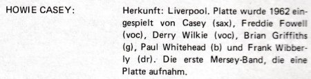 HOWIE CASEY & the SENIORS