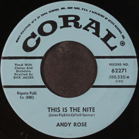 'Just Young' war von ANDY ROSE