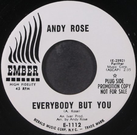 'Just Young' war von ANDY ROSE