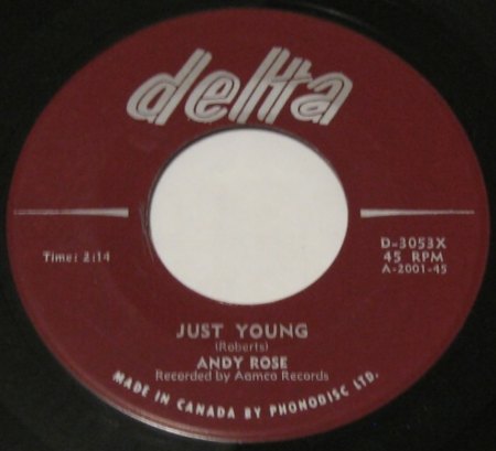 'Just Young' war von ANDY ROSE