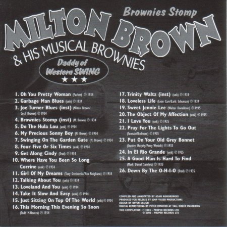 MILTON BROWN