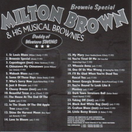 MILTON BROWN