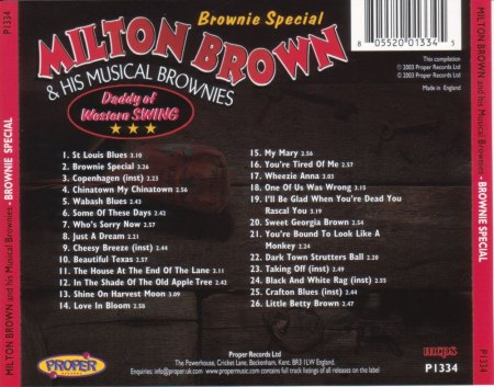 MILTON BROWN