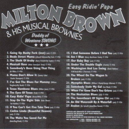 MILTON BROWN
