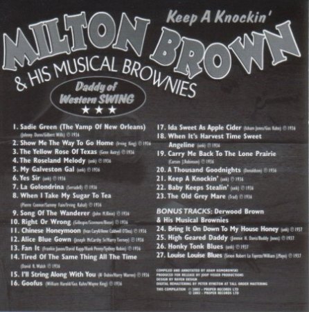 MILTON BROWN