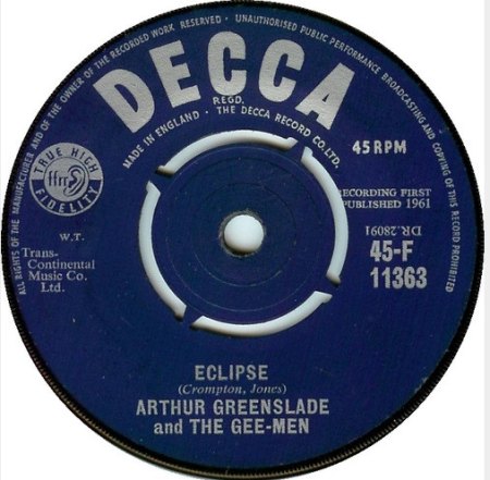 ARTHUR GREENSLADE AND THE GEE-MEN