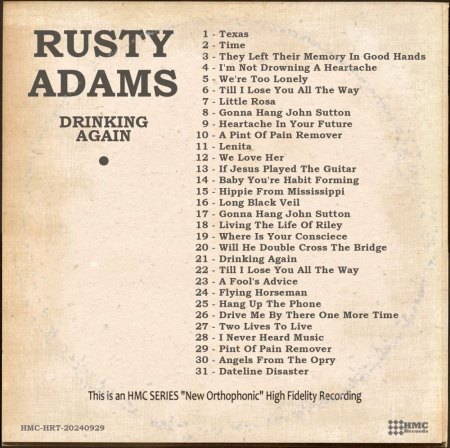 RUSTY ADAMS