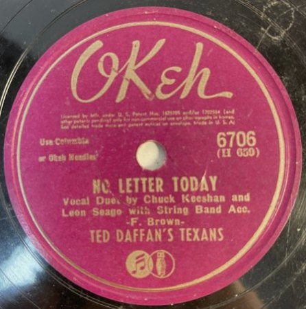 TED DAFFAN'S TEXANS / TED DAFFAN (aka Frankie Brown)