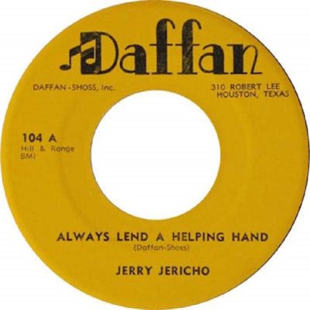 DAFFAN RECORDS (Houston, Texas)