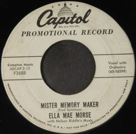 ELLA MAE MORSE