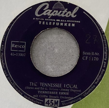 TENNESSEE ERNIE FORD (Bio, Disco etc.)