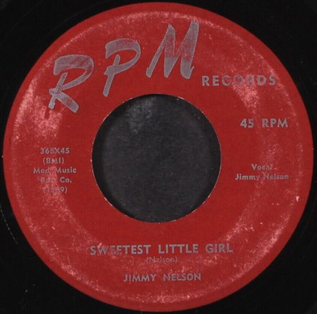 JIMMIE NELSON auch JIMMY NELSON