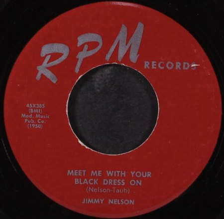 JIMMIE NELSON auch JIMMY NELSON