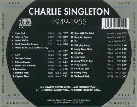 CHARLIE "HOSS" SINGLETON