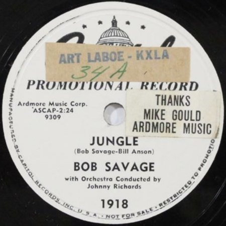 BOB SAVAGE & the Savages