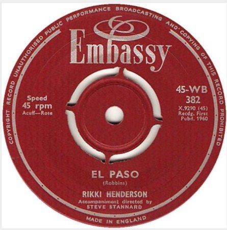 EL PASO - Marty Robbins - deutsch von Lolita