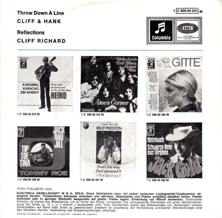 CLIFF RICHARD - mit HANK MARVIN