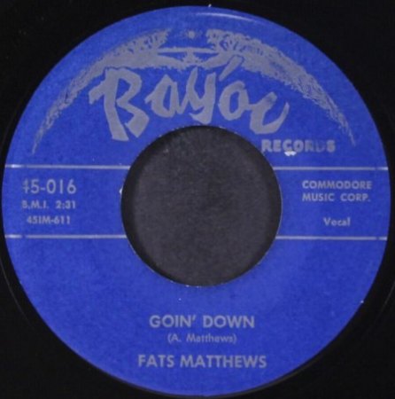 FAT MAN MATTHEWS / FATS MATTHEWS
