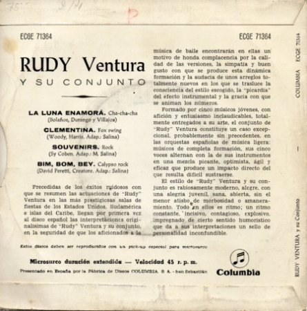 - Souvenirs mit Bill Ramsey ( Bildcover )  1959 ! -