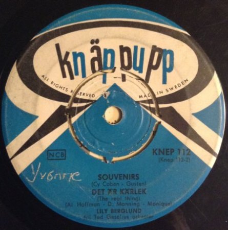 - Souvenirs mit Bill Ramsey ( Bildcover )  1959 ! -