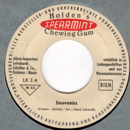 - Souvenirs mit Bill Ramsey ( Bildcover )  1959 ! -