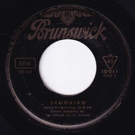 LOUIS ARMSTRONG auf Brunswick/Decca