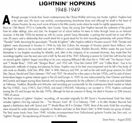 LIGHTNIN' HOPKINS