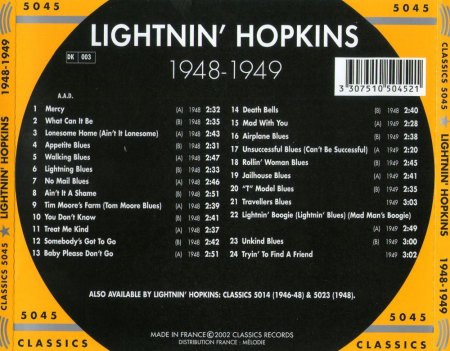 LIGHTNIN' HOPKINS