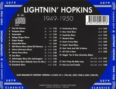 LIGHTNIN' HOPKINS