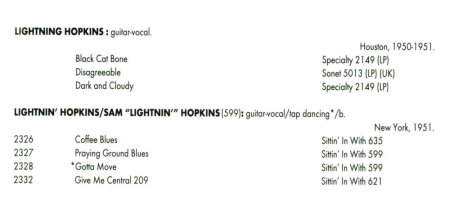 LIGHTNIN' HOPKINS