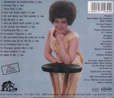 BRENDA LEE - Singt deutsch