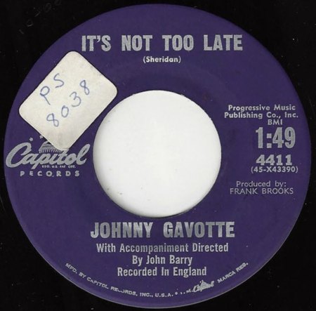 JOHNNY GAVOTTE (UK)