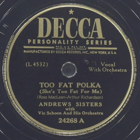 TOO FAT POLKA