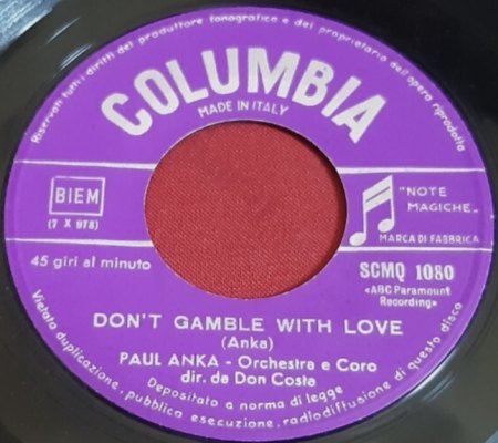 Paul Anka in Deutschland und restliches Europa