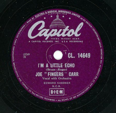 JOE "FINGERS" CARR