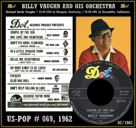 BILLY VAUGHN - HOT 100 VON 1962
