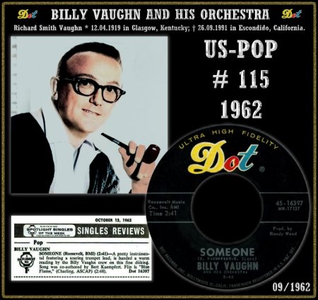 BILLY VAUGHN - HOT 100 VON 1962